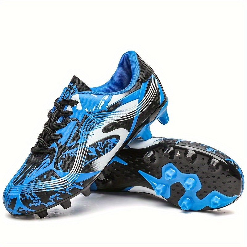 Non Slip Football Cleat With Spikes, Professional Comfy Outdoor Breathable Soccer Cleats & Shoes For Training Competition