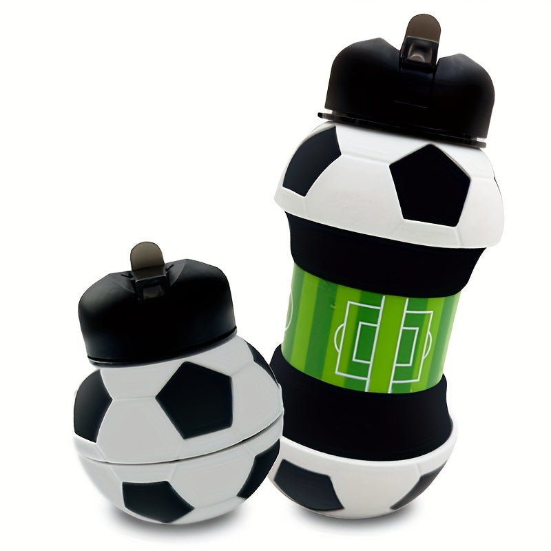 1pc Foldable Silicone Water Cup for Outdoor Sports and Travel - Perfect for Football, Basketball, and Tennis - Lightweight and Portable