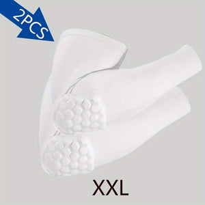 Buy 1 Get 1 Free, total of 2 pcs Durable Honeycomb Anti-collision Guards - Advanced UV Protection & Ventilated Breathability - Enhanced Elbow & Wrist Support for Fitness, Football, and Basketball Training
