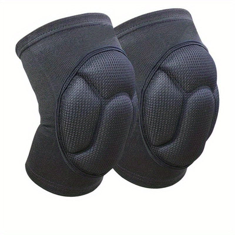 1pair Thickened Knee And Elbow Pads, For Football, Volleyball, Extreme Sports, Skateboarding, Skiing, Fitness, Cycling