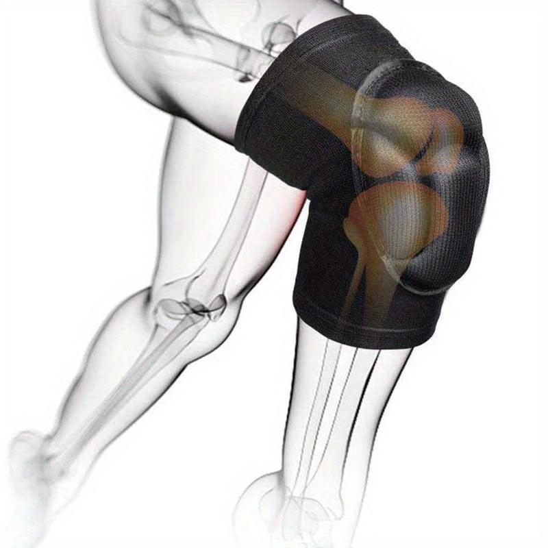 1pair Thickened Knee And Elbow Pads, For Football, Volleyball, Extreme Sports, Skateboarding, Skiing, Fitness, Cycling