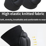 1pair Thickened Knee And Elbow Pads, For Football, Volleyball, Extreme Sports, Skateboarding, Skiing, Fitness, Cycling