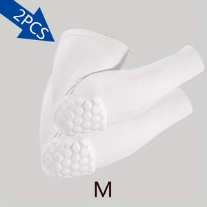 Buy 1 Get 1 Free, total of 2 pcs Durable Honeycomb Anti-collision Guards - Advanced UV Protection & Ventilated Breathability - Enhanced Elbow & Wrist Support for Fitness, Football, and Basketball Training