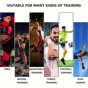 9pcs    Speed and Agility Resistance Bands Trainer for Vertical Jump Squat Boxing MMA Taekwondo Karate Bounce Softball Basketball Volleyball Football Training