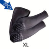 Buy 1 Get 1 Free, total of 2 pcs Durable Honeycomb Anti-collision Guards - Advanced UV Protection & Ventilated Breathability - Enhanced Elbow & Wrist Support for Fitness, Football, and Basketball Training
