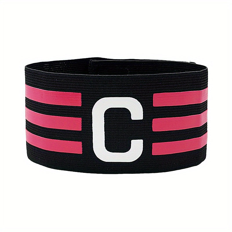 1 Piece Adjustable Football Captain's Armband for Adults and Youth - Ideal for Multi-Sports, Senior and Junior Sizes Available