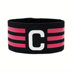1 Piece Adjustable Football Captain's Armband for Adults and Youth - Ideal for Multi-Sports, Senior and Junior Sizes Available