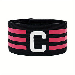 1 Piece Adjustable Football Captain's Armband for Adults and Youth - Ideal for Multi-Sports, Senior and Junior Sizes Available