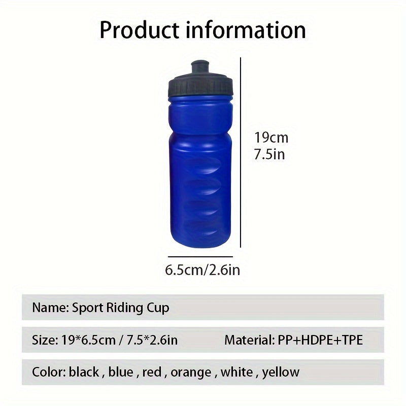 027 Sports Squeeze Water Bottle - 500ml Lightweight, Portable, Cycling and Football Friendly, Simple and Convenient Hydration Companion