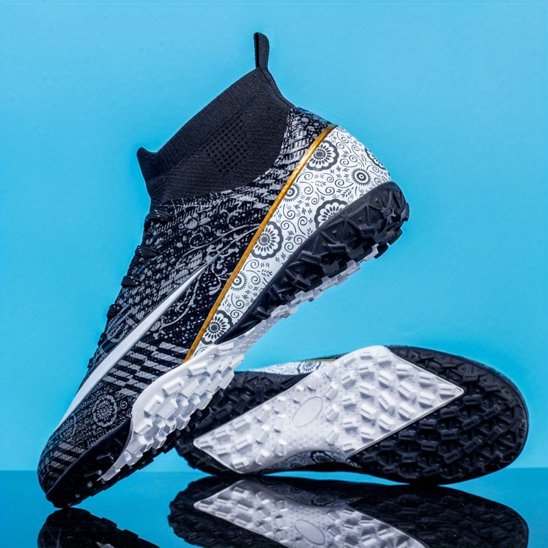 Tachones de Fútbol de Corte Alto, Ligeras y Transpirables, Antideslizantes