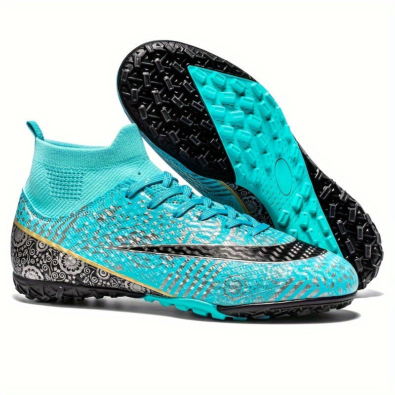 Tachones de Fútbol de Corte Alto, Ligeras y Transpirables, Antideslizantes