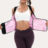 Women's Sports Sweat Sauna Suit, Waist-Cinching Shapewear Vest with Fixed Bra for Anti-Sagging Support, Body-Shaping Running Workout Outfit, Convenient Stick-On Design, Tummy Control Yoga & Gym Wear Short Coat Top, Sexy Sport
