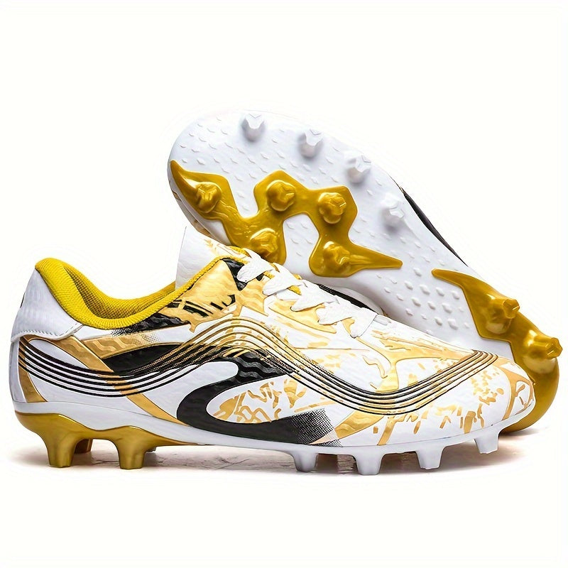 Non Slip Football Cleat With Spikes, Professional Comfy Outdoor Breathable Soccer Cleats & Shoes For Training Competition