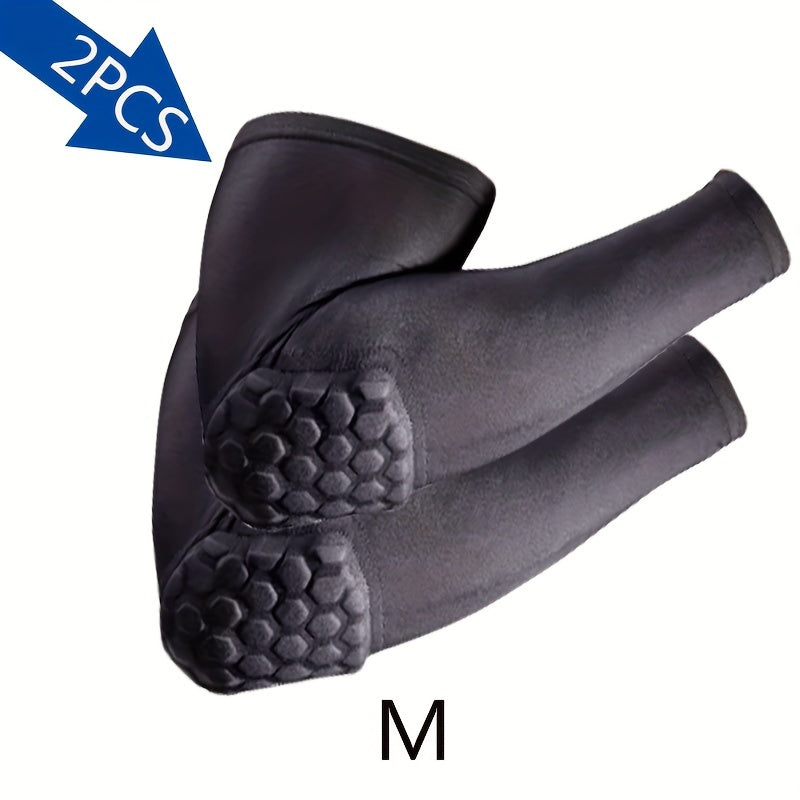 Buy 1 Get 1 Free, total of 2 pcs Durable Honeycomb Anti-collision Guards - Advanced UV Protection & Ventilated Breathability - Enhanced Elbow & Wrist Support for Fitness, Football, and Basketball Training