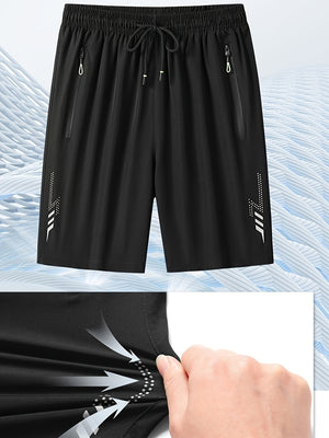 [Quick-Dry Shorts] 3pcs Quick-Dry Men's Summer Shorts | Casual Sportswear for Running, Fitness, Cycling, Jogging, and Outdoor Activities
