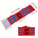 1 Piece Adjustable Football Captain's Armband for Adults and Youth - Ideal for Multi-Sports, Senior and Junior Sizes Available