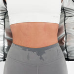 Women's Sports Sweat Sauna Suit, Waist-Cinching Shapewear Vest with Fixed Bra for Anti-Sagging Support, Body-Shaping Running Workout Outfit, Convenient Stick-On Design, Tummy Control Yoga & Gym Wear Short Coat Top, Sexy Sport
