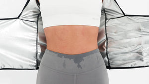 Women's Sports Sweat Sauna Suit, Waist-Cinching Shapewear Vest with Fixed Bra for Anti-Sagging Support, Body-Shaping Running Workout Outfit, Convenient Stick-On Design, Tummy Control Yoga & Gym Wear Short Coat Top, Sexy Sport
