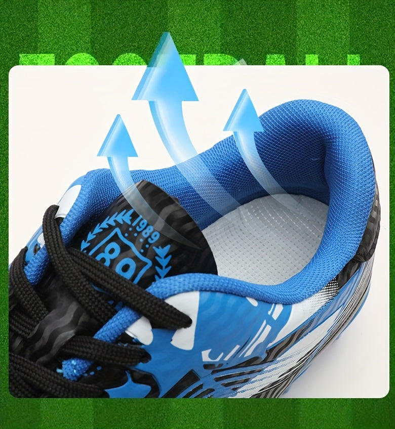 Non Slip Football Cleat With Spikes, Professional Comfy Outdoor Breathable Soccer Cleats & Shoes For Training Competition