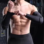 Buy 1 Get 1 Free, total of 2 pcs Durable Honeycomb Anti-collision Guards - Advanced UV Protection & Ventilated Breathability - Enhanced Elbow & Wrist Support for Fitness, Football, and Basketball Training