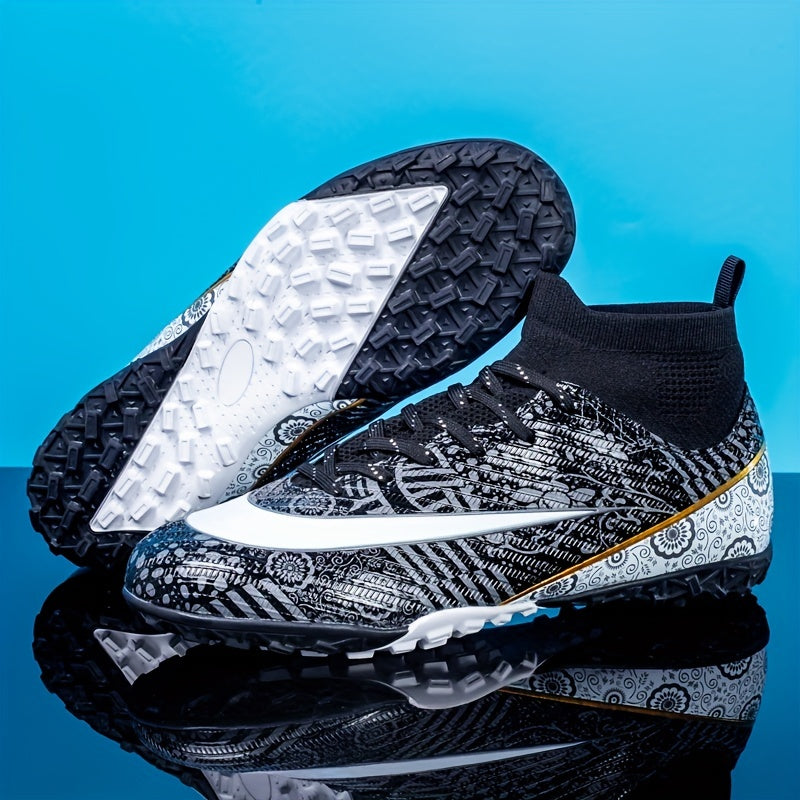 Tachones de Fútbol de Corte Alto, Ligeras y Transpirables, Antideslizantes