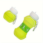 1pc Foldable Silicone Water Cup for Outdoor Sports and Travel - Perfect for Football, Basketball, and Tennis - Lightweight and Portable