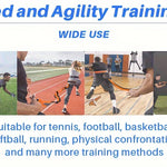 Speed Training Equipment, Speed And Agility Training Kit, Overload Running Resistance & Release Resistance Kit For Sprint And Football, Basketball, Rugby, Soccer