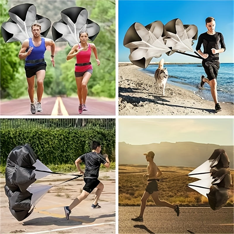 1pc Resistance Parachute Umbrella For Running Speed Training, Football Physical Training Equipment