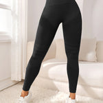 Women's Seamless Basic Yoga Pants, Stretchy Comfortable Quick-Dry Leggings, Casual Athletic Sportswear Tights for Ladies for fall & winter
