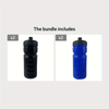 027 Sports Squeeze Water Bottle - 500ml Lightweight, Portable, Cycling and Football Friendly, Simple and Convenient Hydration Companion
