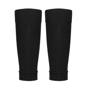 1 par de calcetines de pantorrilla de fútbol protectores de fútbol calcetines largos de fútbol protector de pie calcetines fijos calcetines de protección de pantorrilla al aire libre
