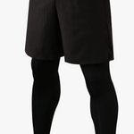 Pantalones cortos para correr 2 en 1 para hombre, pantalones cortos de compresión con bolsillo para hombre