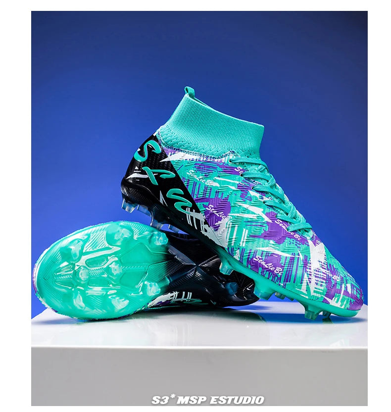 Zapatos de fútbol, botines de fútbol antideslizantes FG,