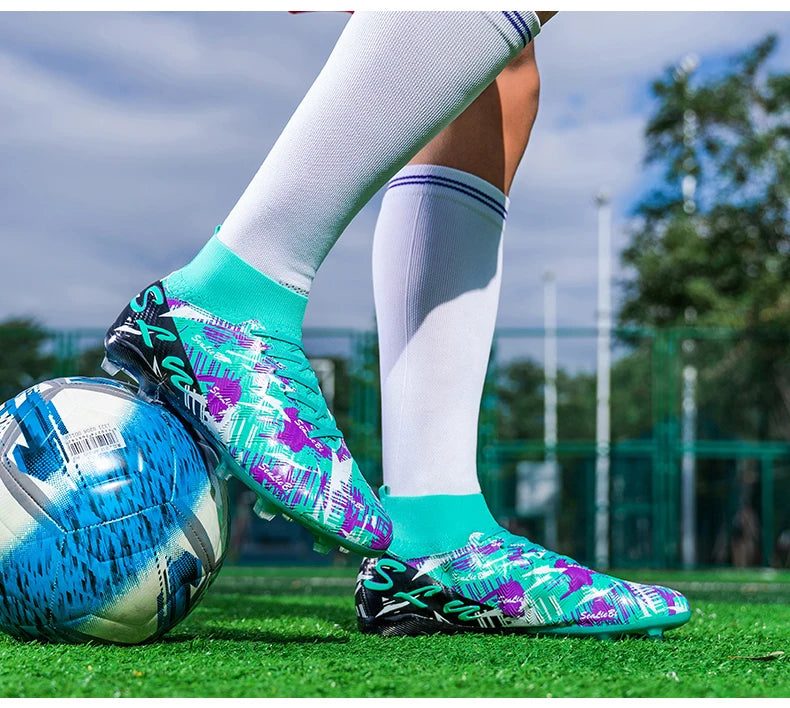 Zapatos de fútbol, botines de fútbol antideslizantes FG,