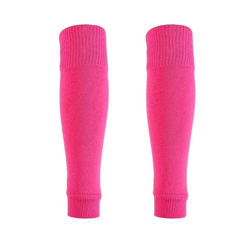 1 par de calcetines de pantorrilla de fútbol protectores de fútbol calcetines largos de fútbol protector de pie calcetines fijos calcetines de protección de pantorrilla al aire libre