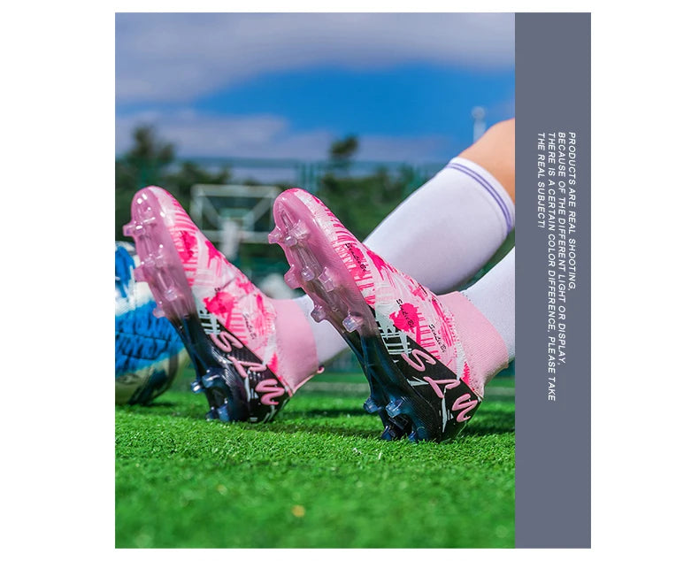 Zapatos de fútbol, botines de fútbol antideslizantes FG,