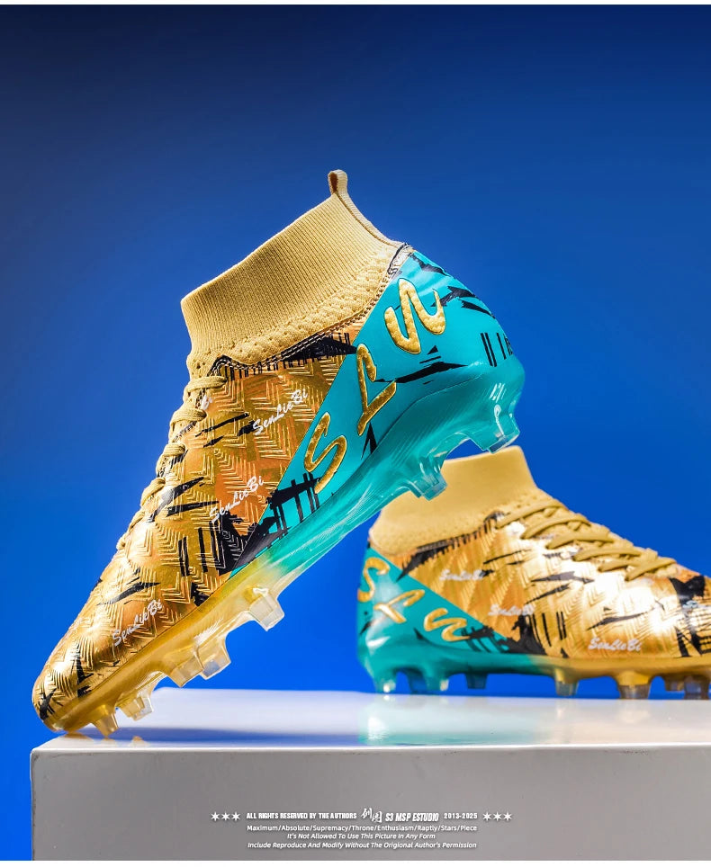 Zapatos de fútbol, botines de fútbol antideslizantes FG,