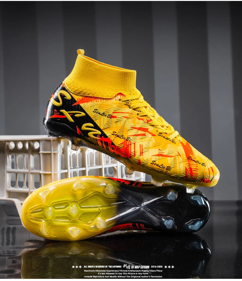 Zapatos de fútbol, botines de fútbol antideslizantes FG,