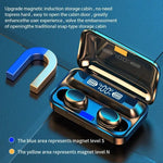 Auriculares inalámbricos F9 LED Dislpaly Binaural TWS Auriculares inalámbricos con Bluetooth auriculares Bluetooth con reducción de ruido impermeables