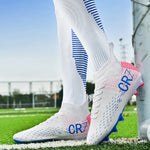 Botas de fútbol unisex, zapatos antideslizantes