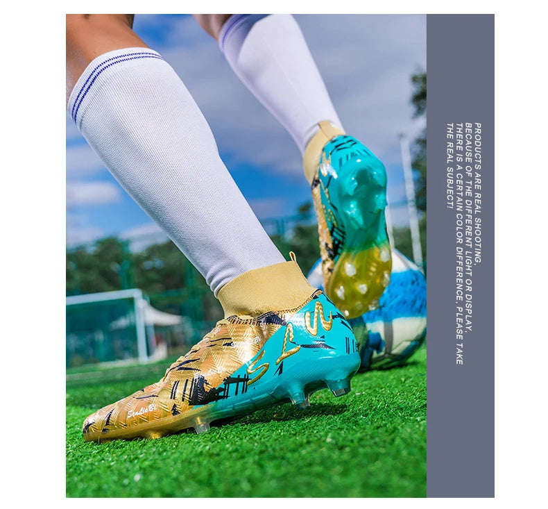 Zapatos de fútbol, botines de fútbol antideslizantes FG,