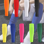 1 par de calcetines de pantorrilla de fútbol protectores de fútbol calcetines largos de fútbol protector de pie calcetines fijos calcetines de protección de pantorrilla al aire libre