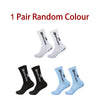 Calcetines deportivos antideslizantes para hombre, medias de fútbol cómodas y transpirables con parte inferior de silicona para correr, absorbentes del sudor, de secado rápido, 1/6 pares
