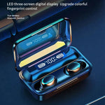 Auriculares inalámbricos F9 LED Dislpaly Binaural TWS Auriculares inalámbricos con Bluetooth auriculares Bluetooth con reducción de ruido impermeables