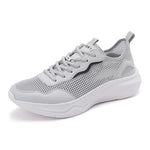 Tenis deportivos, de suela gruesa antideslizantes de malla para correr, ligeras y cómodas