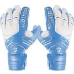 Guantes de portero de portero para jóvenes y adultos, agarre fuerte para ahorrar más resistente, con protección de dedo y látex de 4 + 3MM