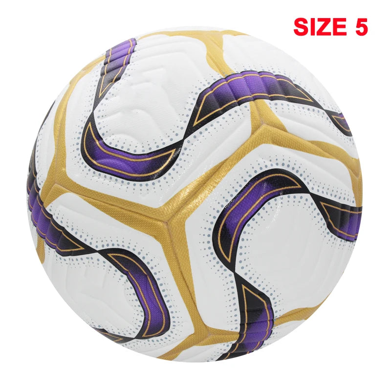 2025 Pelotas de fútbol Tamaño estándar 5 Tamaño 4 Pelotas sin costuras de alta calidad Material de PU Entrenamiento de fútbol al aire libre Juego de partido futbol