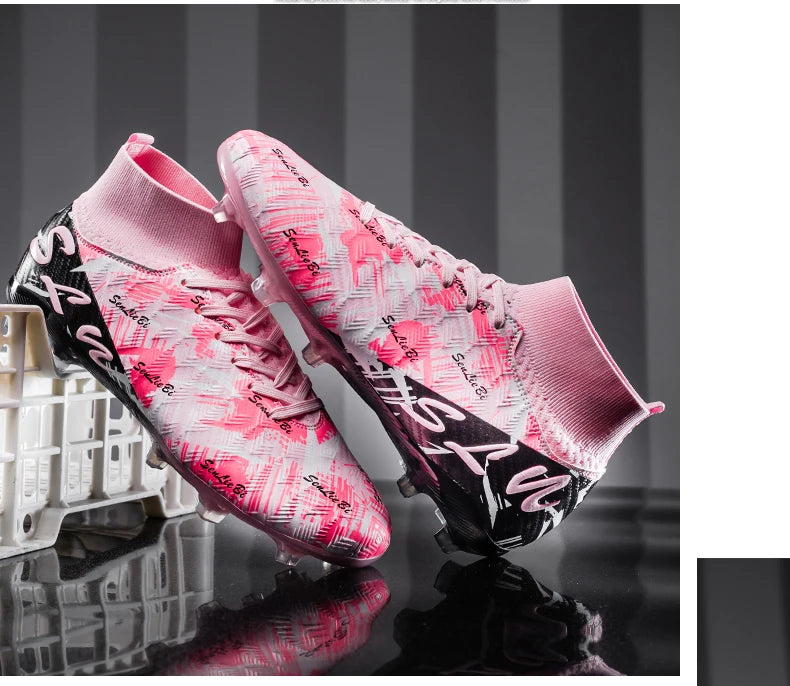 Zapatos de fútbol, botines de fútbol antideslizantes FG,