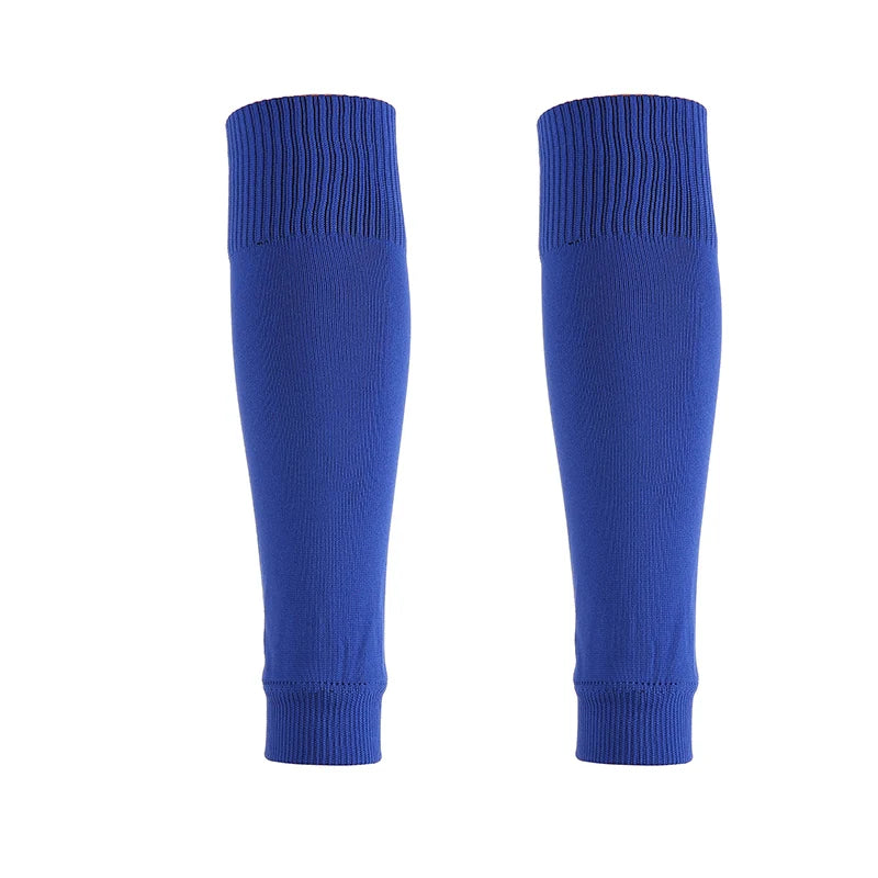 1 par de calcetines de pantorrilla de fútbol protectores de fútbol calcetines largos de fútbol protector de pie calcetines fijos calcetines de protección de pantorrilla al aire libre