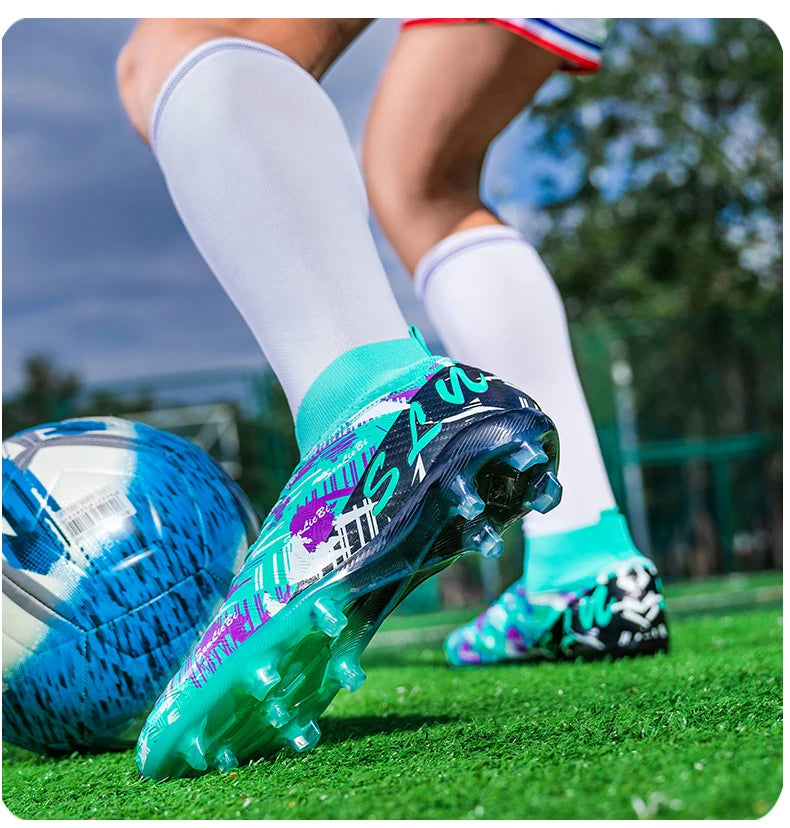 Zapatos de fútbol, botines de fútbol antideslizantes FG,